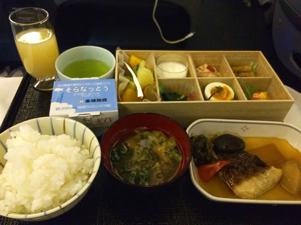 2015年7月 日本航空 / JAL JL33 機内食