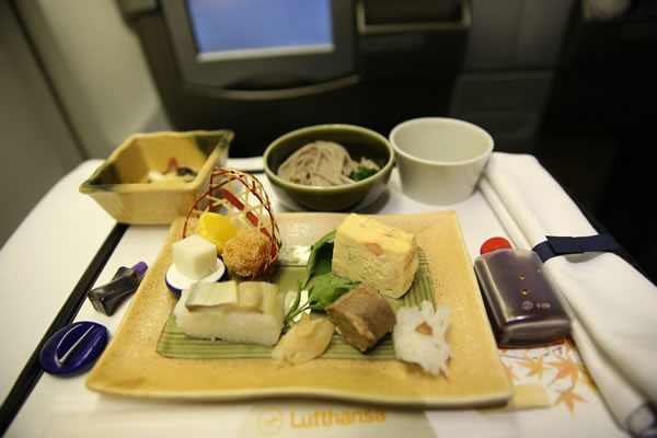 2014年9月 ルフトハンザドイツ航空 LH716 機内食