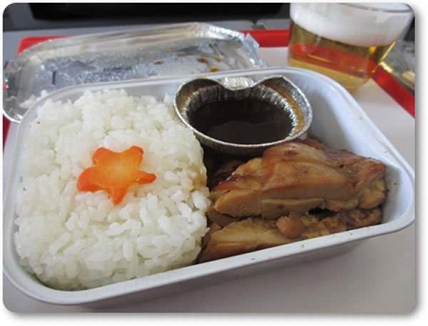2012年12月 エアアジア エックス / AirAsia X D7522 機内食