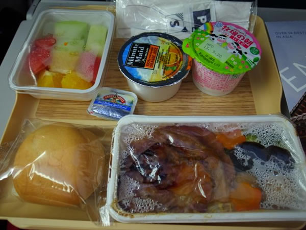 2013年9月 デルタ航空 DL636 機内食