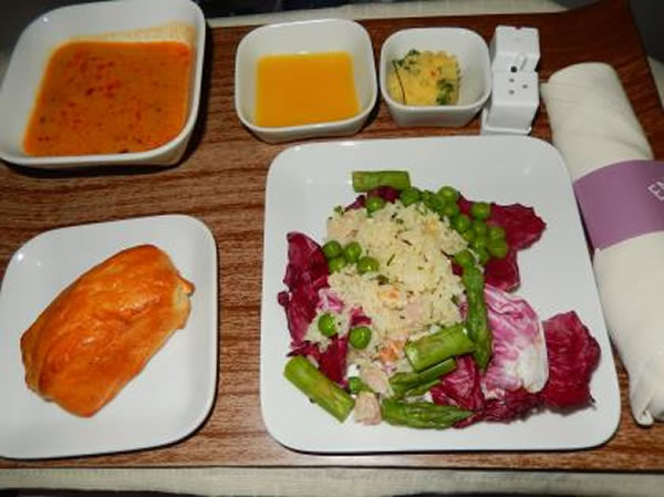 2014年1月 デルタ航空 DL637 機内食