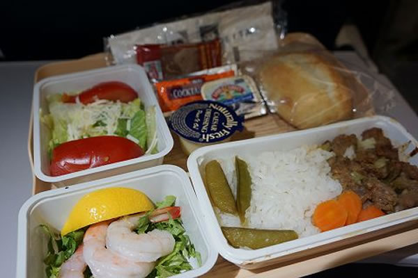 2013年8月 デルタ航空 DL637 機内食