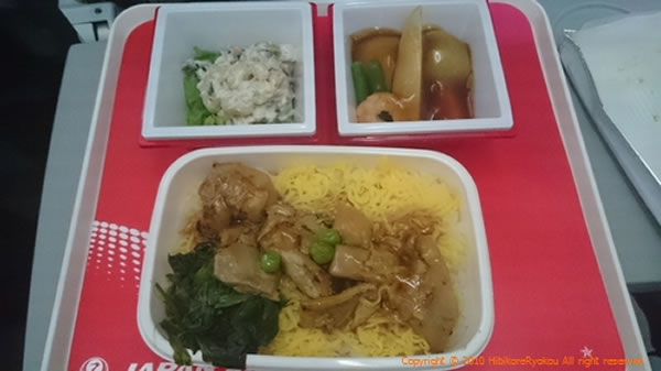 2016年4月 日本航空 / JAL JL92 機内食