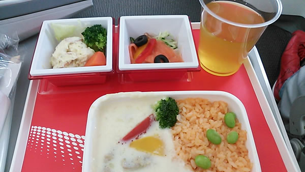 2016年4月 日本航空 / JAL JL93 機内食