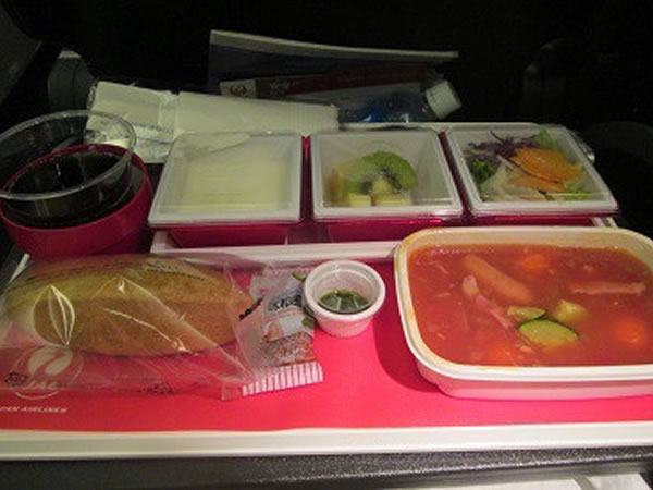 2014年9月 日本航空 / JAL JL33 機内食