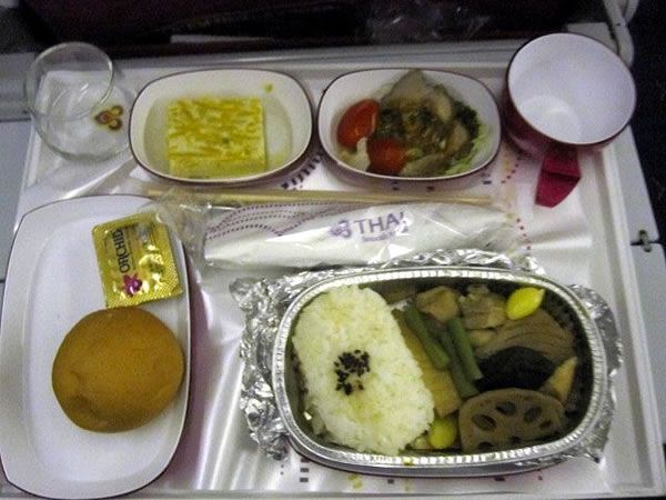 2012年12月 タイ国際航空 TG660 機内食