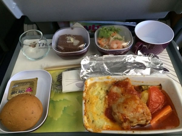 2014年7月 タイ国際航空 TG660 機内食