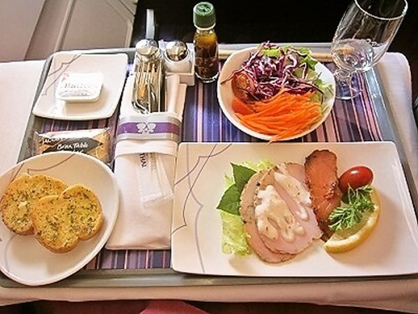 2011年6月 タイ国際航空 TG660 機内食