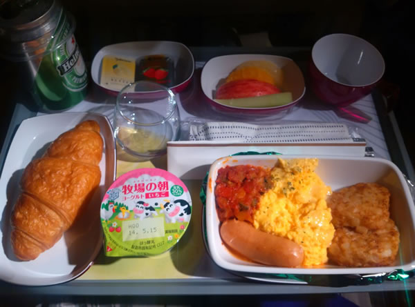 2014年5月 タイ国際航空 TG661 機内食