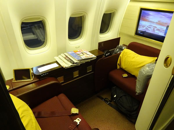 2013年4月 タイ国際航空 TG661 搭乗記