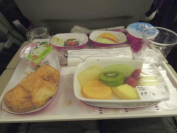 2012年6月 タイ国際航空 TG661 機内食