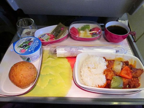 2014年7月 タイ国際航空 TG682 機内食