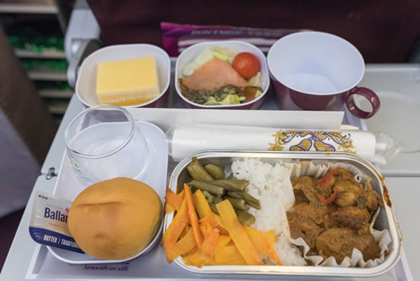 2016年1月 タイ国際航空 TG683 機内食
