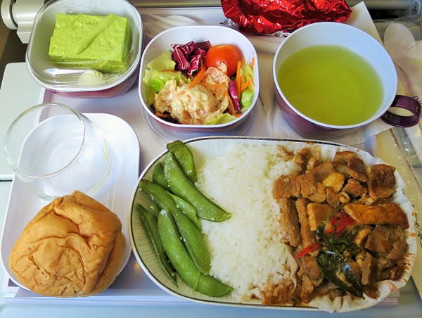 2016年2月 タイ国際航空 TG683 機内食