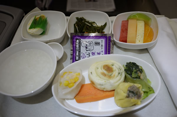 2016年8月 中国国際航空 / エアチャイナ CA181 機内食