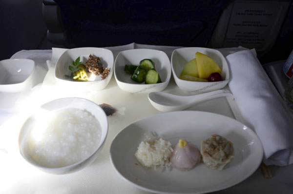 2016年3月 中国国際航空 / エアチャイナ CA184 機内食
