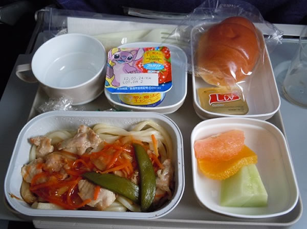 2012年3月 中国国際航空 / エアチャイナ CA184 機内食