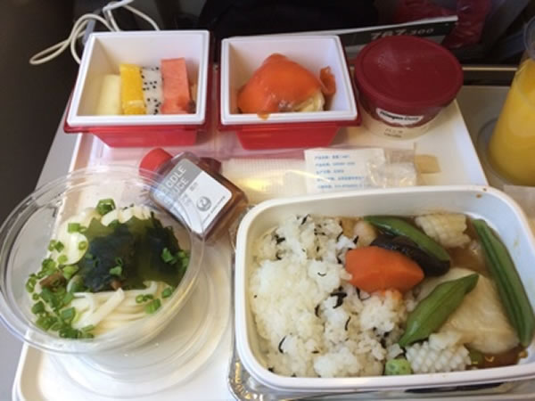 2016年1月 日本航空 / JAL JL20 機内食