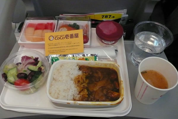 2013年8月 日本航空 / JAL JL22 機内食