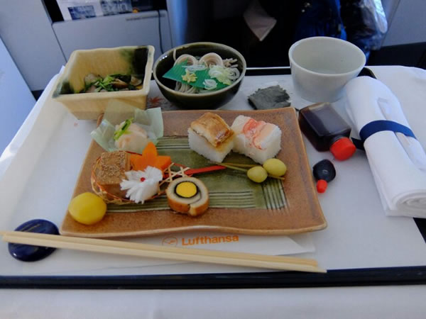 2015年10月 ルフトハンザドイツ航空 LH717 機内食