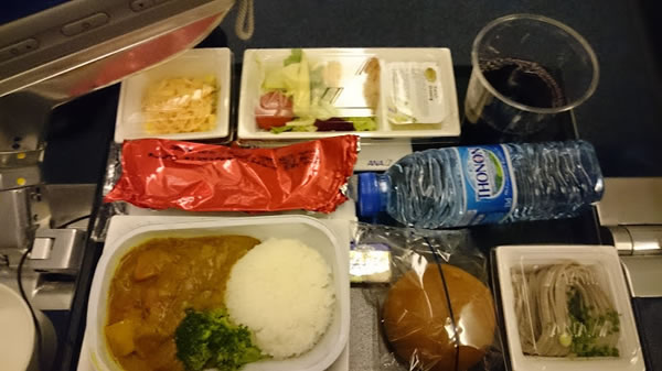 2015年12月 全日空 / ANA NH224 機内食