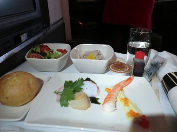 2015年7月 キャセイパシフィック航空 CX542 機内食