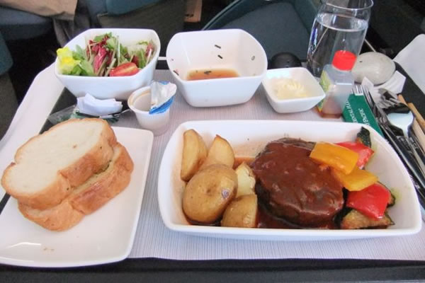 2011年7月 キャセイパシフィック航空 CX543 機内食