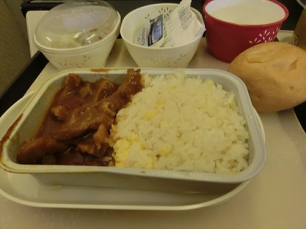 2015年12月 キャセイパシフィック航空 CX549 機内食