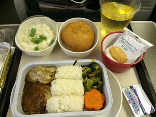 2015年6月 キャセイパシフィック航空 CX549 機内食