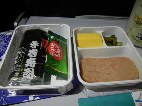 2015年2月 ハワイアン航空 HA458 機内食