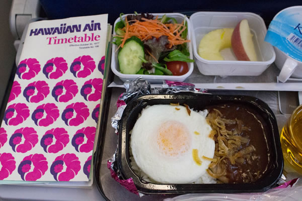 2015年4月 ハワイアン航空 HA458 機内食