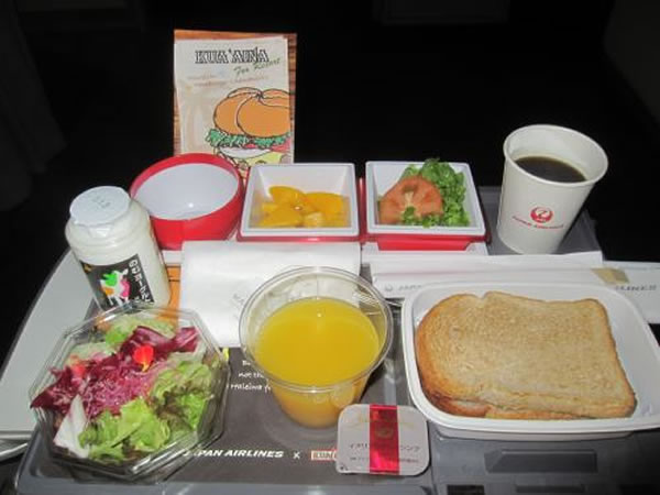 2013年9月 日本航空 / JAL JL80  機内食