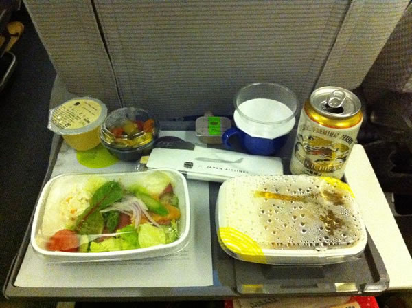 2011年3月 日本航空 / JAL JL80  機内食