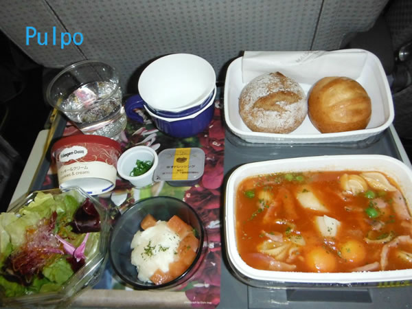 2012年12月 日本航空 / JAL JL80  機内食