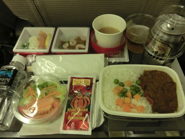 2015年12月 日本航空 / JAL JL89  機内食