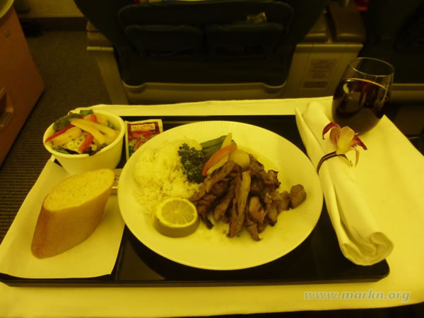 2015年3月 全日空 / ANA NH186 機内食