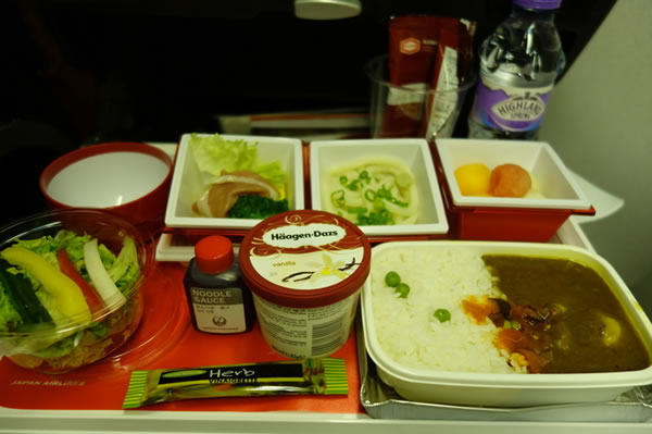 2015年11月 日本航空 / JAL JL44 機内食