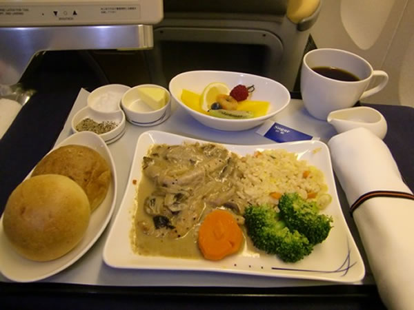 2011年10月 全日空 / ANA NH105 機内食