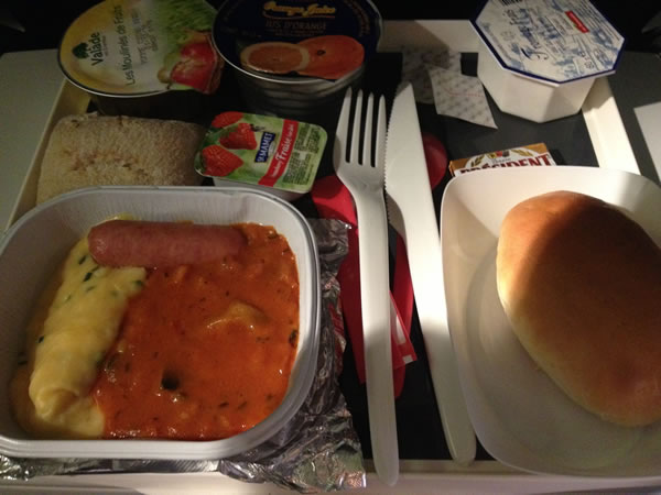 2015年8月 エールフランス航空 AF274 機内食