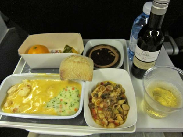 2014年11月 エールフランス航空 AF274 機内食