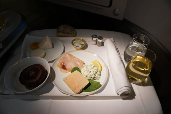 2015年1月 エールフランス航空 AF274 機内食