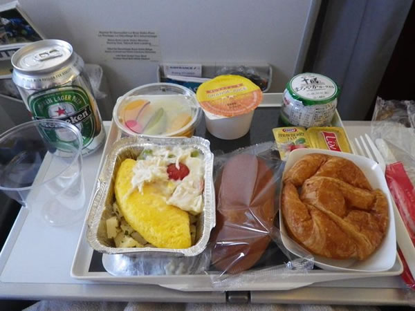 2015年8月 エールフランス航空 AF279 機内食