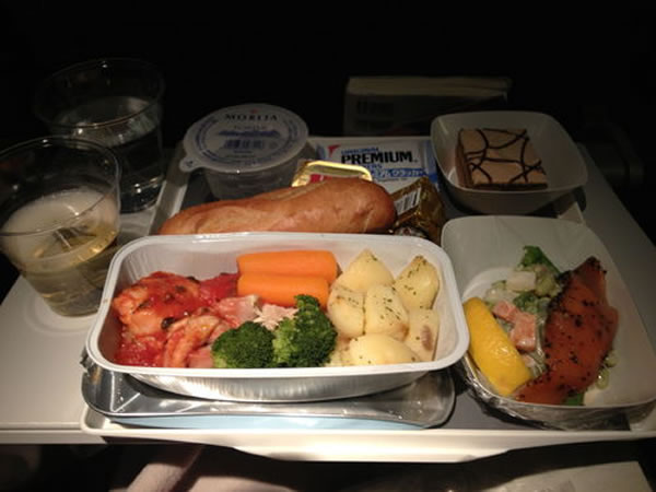 2015年8月 エールフランス航空 AF293 機内食