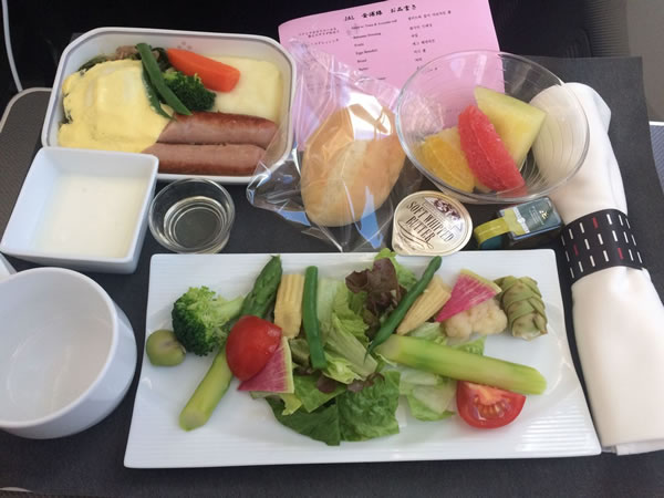 2015年7月 日本航空 / JAL JL91 機内食