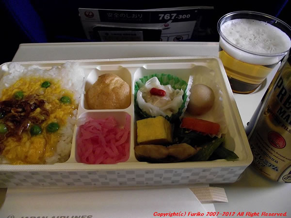 2012年6月 日本航空 / JAL JL93 機内食