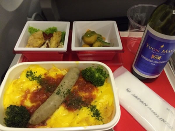 2015年12月 日本航空 / JAL JL95 機内食