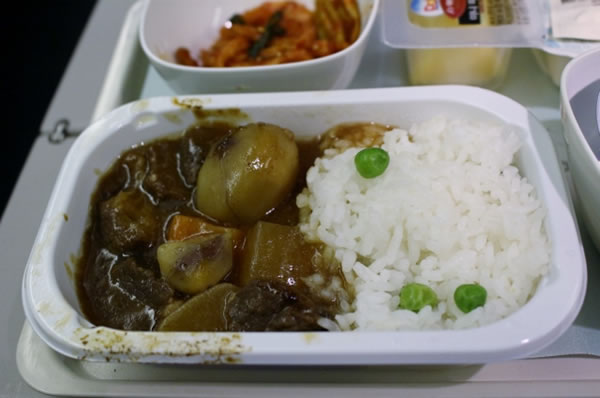 2013年9月 大韓航空 KE2709 機内食