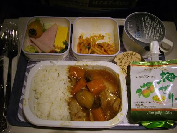 2011年9月 大韓航空 KE2710 機内食