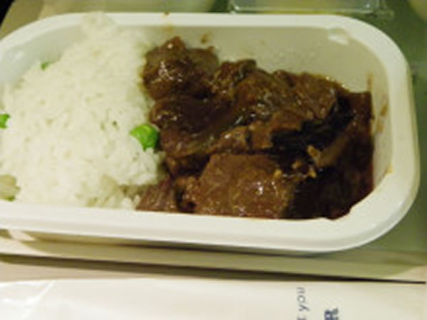 2013年10月 大韓航空 KE2711 機内食