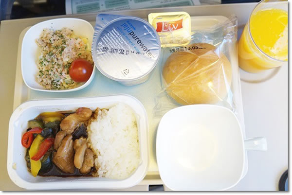 2015年3月 大韓航空 KE2712 機内食